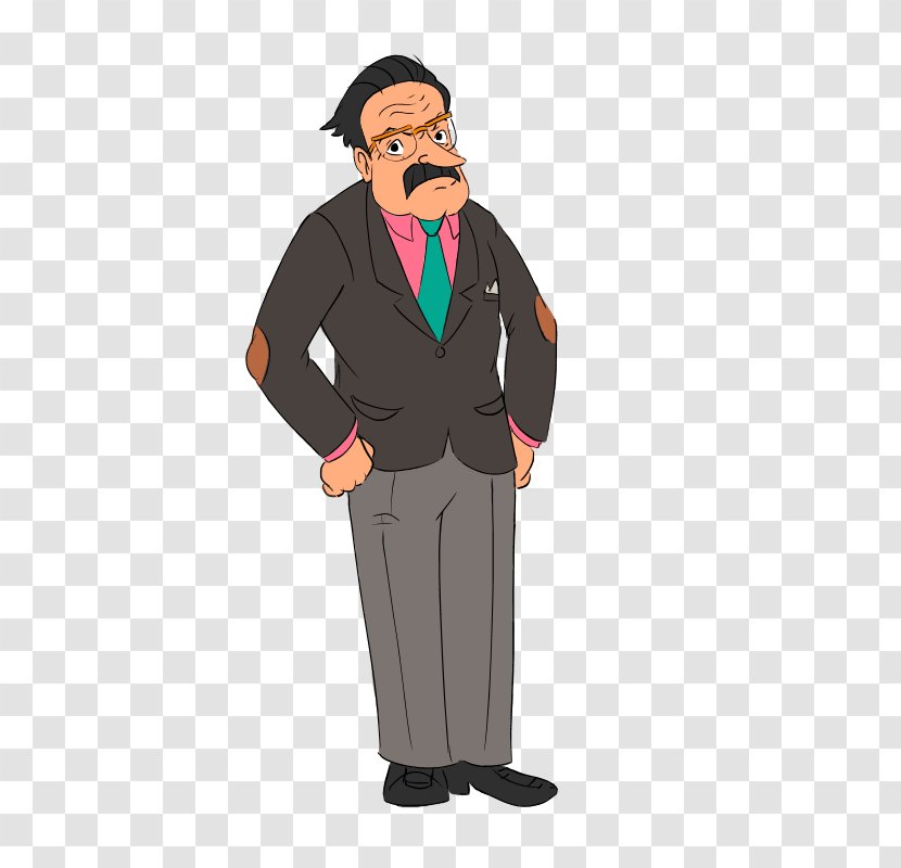 Cartoon Principal Prickly Joke - Male Transparent PNG