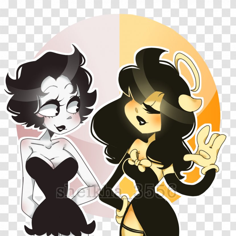 Betty Boop Bendy And The Ink Machine DeviantArt Drawing - Who Framed Roger Rabbit - Gold Transparent PNG