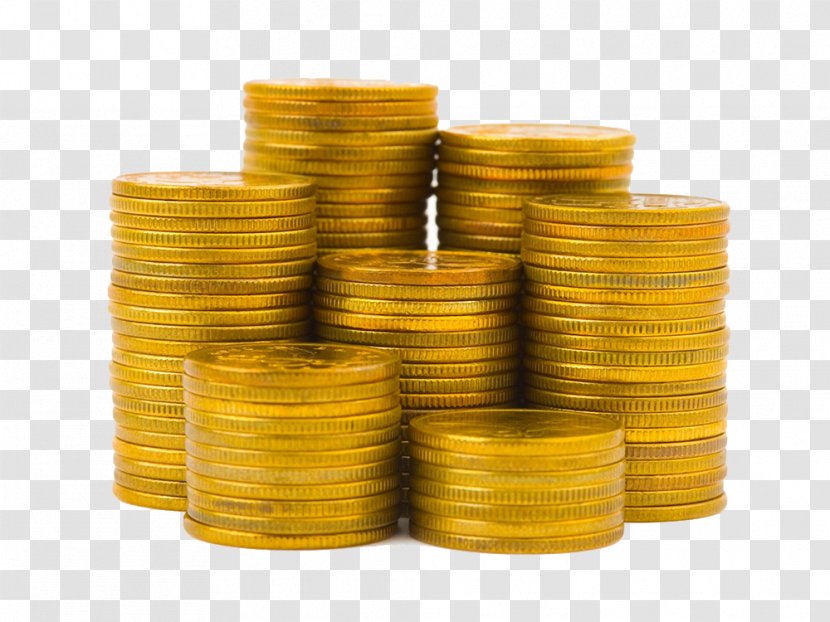 Digital Marketing Businessperson Stock Photography - A Pile Of Gold Coins Transparent PNG