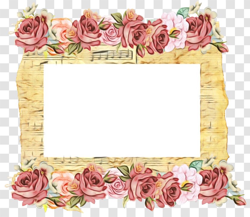 Background Pink Frame - Picture - Plant Cut Flowers Transparent PNG