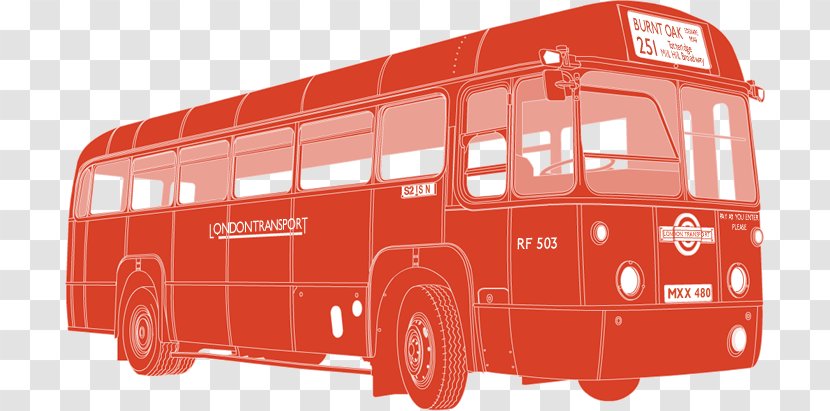 Double-decker Bus Car Pembrokeshire AEC Regent III RT - Mode Of Transport - Routemaster Transparent PNG