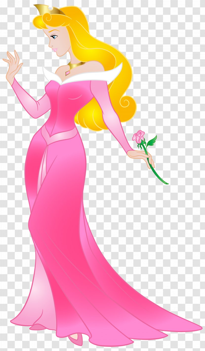 Princess Aurora Rapunzel Cinderella Minnie Mouse Pocahontas - Watercolor - Cliparts Transparent PNG