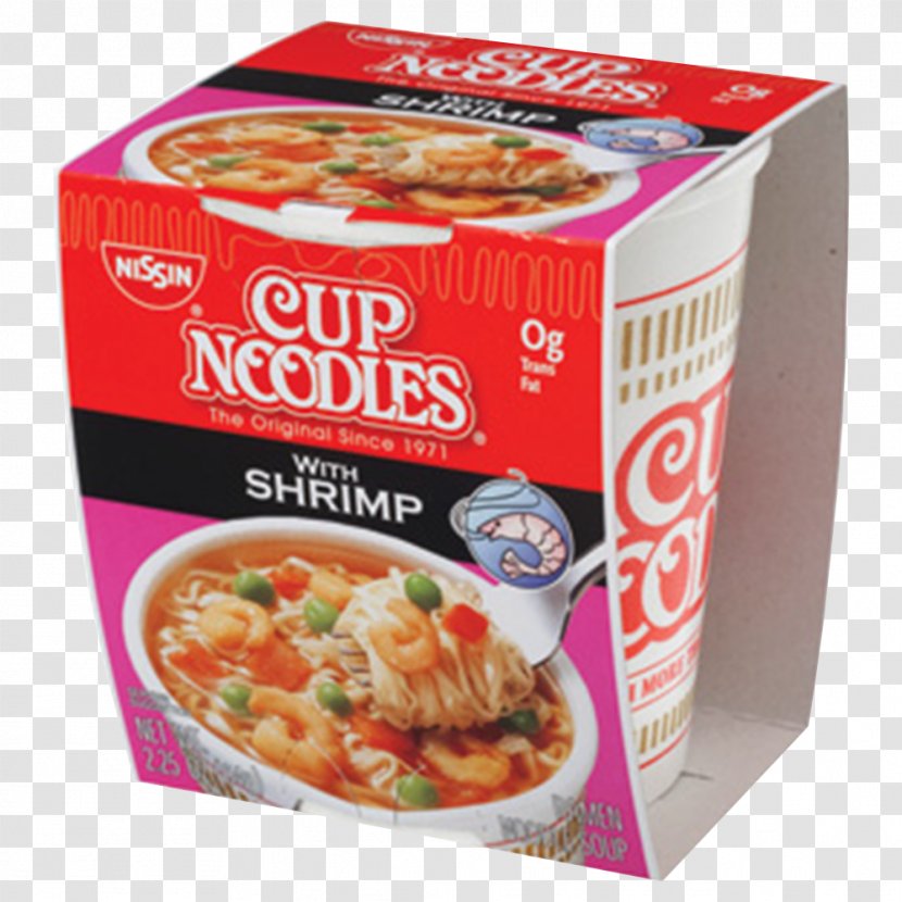 Ramen Chinese Noodles Instant Noodle Cup - Shrimp Transparent PNG