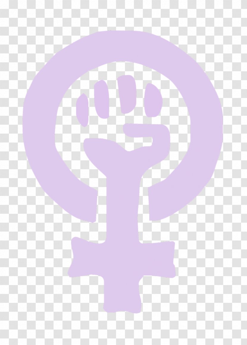 Feminism Power Symbol Raised Fist Gender - Tree - Pink Of Women's Rights Transparent PNG