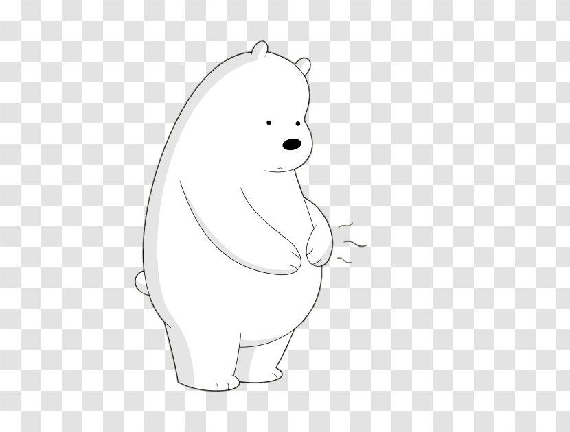 Canidae Bear Dog Sketch Line Art - Cartoon - Icebear Transparent PNG