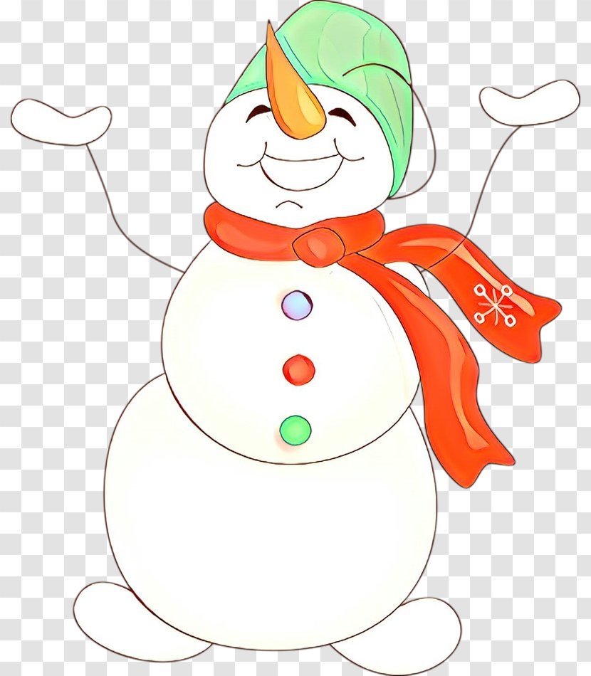 Snowman - Cartoon Transparent PNG