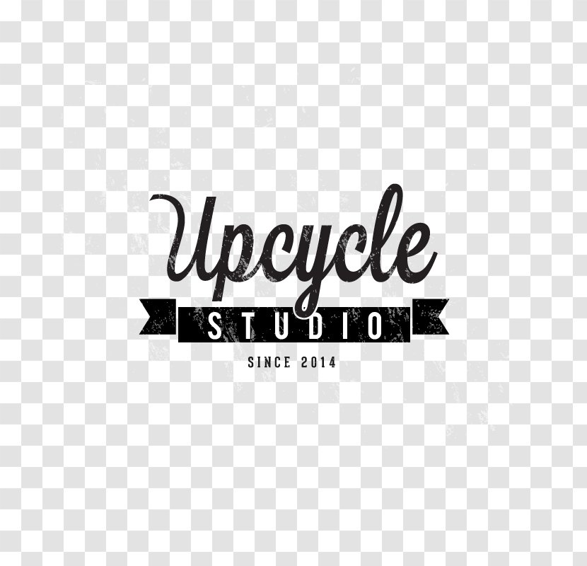 Logo Brand Font Product Black M - Upcycle Studio Transparent PNG