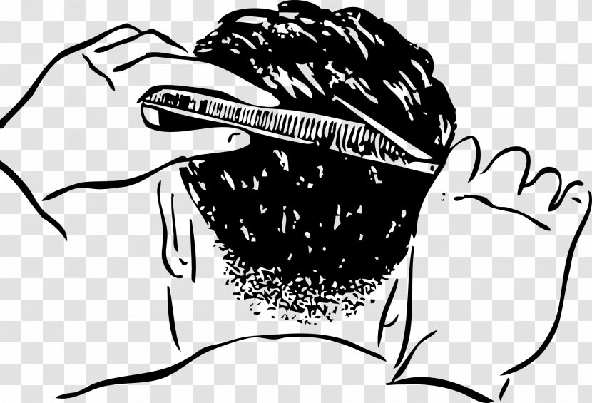 Hairstyle Comb Hairdresser Hair-cutting Shears Beauty Parlour - Cartoon - Haircut Transparent PNG