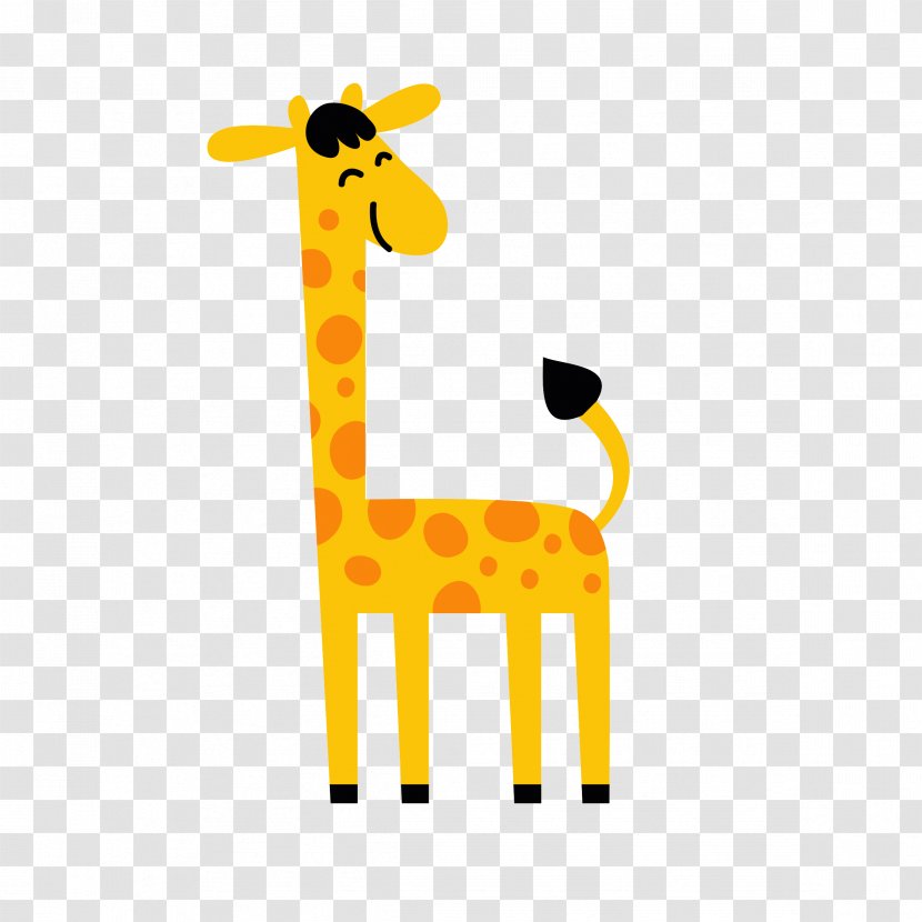 Northern Giraffe Cartoon - Giraffidae Transparent PNG