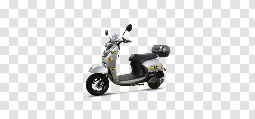Electric Car Vehicle Motorized Scooter - Motorcycle Transparent PNG