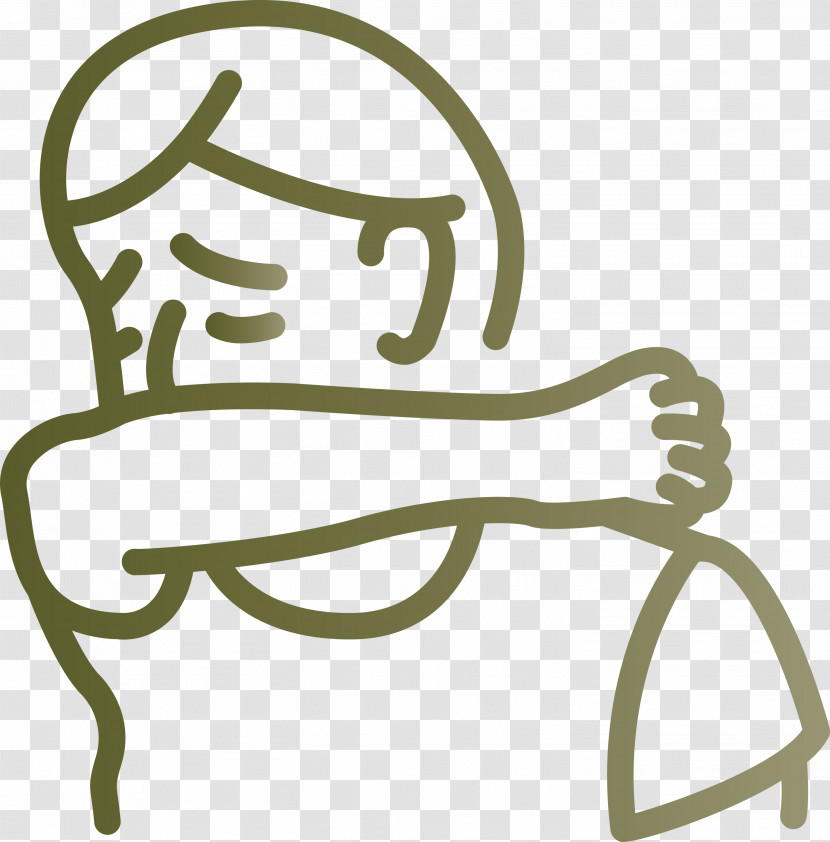 Cough Elbow Coronavirus Corona Transparent PNG