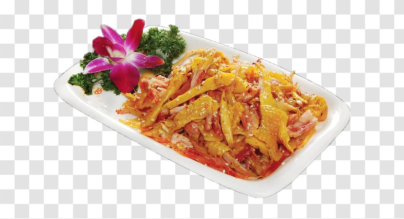 Beggars Chicken Meat Dish - Side - Shredded Transparent PNG