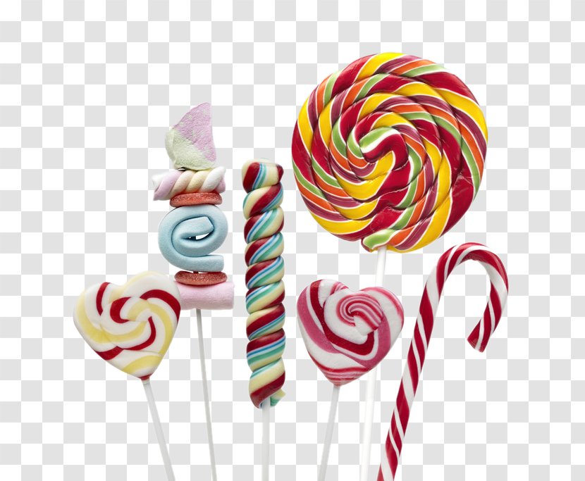 Lollipop Candy Cane Christmas - Heart Transparent PNG
