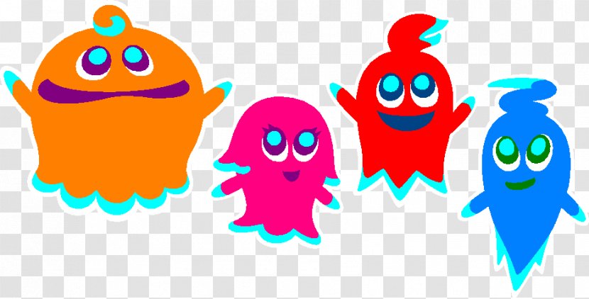 Pac-Man Party Ghosts Video Game - Silhouette - Pac Man Transparent PNG