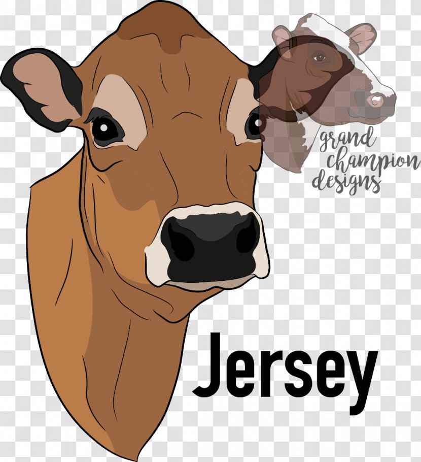 Dairy Cattle T-shirt Sleeve Shorthorn Jersey - Like Mammal Transparent PNG