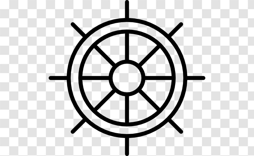 Car Wheel - Black And White Transparent PNG