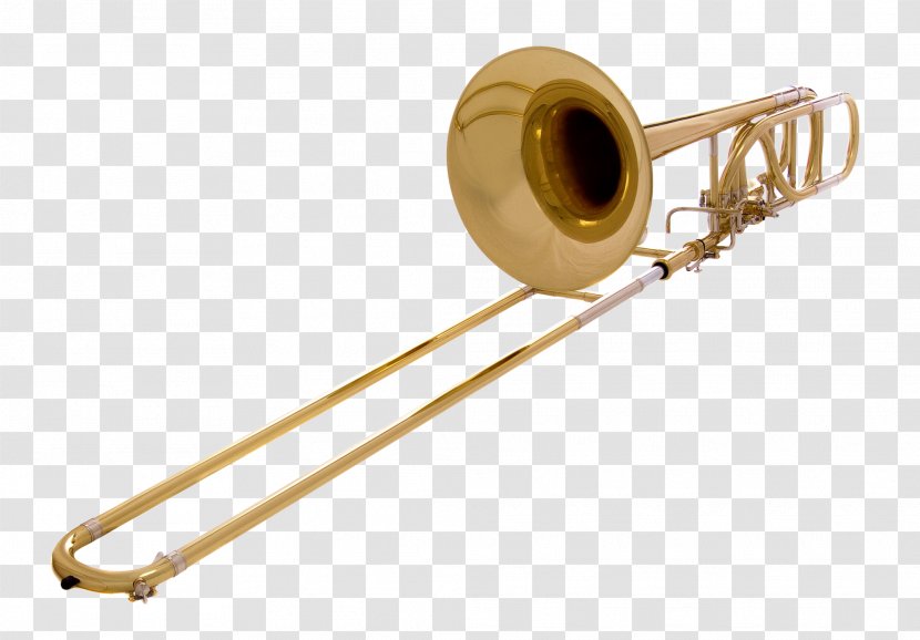 Types Of Trombone Slide Trumpet Flugelhorn - Cartoon Transparent PNG
