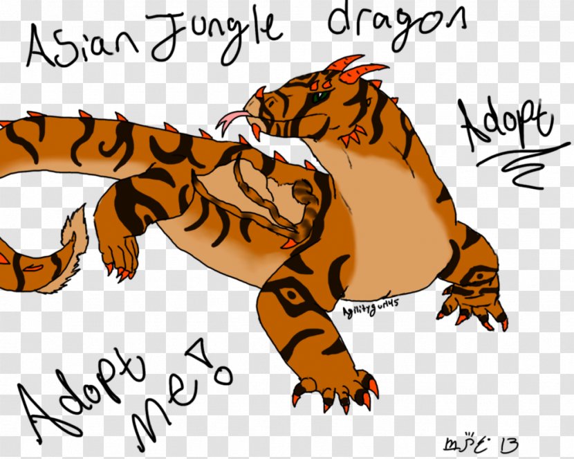 Tiger Reptile Big Cat Clip Art - Tail Transparent PNG
