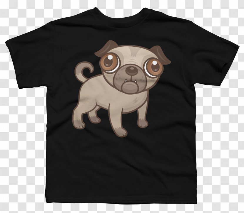 T-shirt Hoodie Sleeve Top - Outerwear - Pugs Transparent PNG