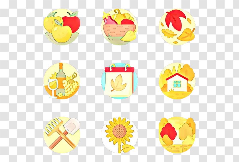 Cake Decorating Supply Yellow Clip Art Sticker Transparent PNG
