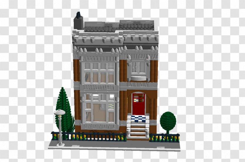 Townhouse Victorian House Modular Building Facade - Architectural Style Transparent PNG