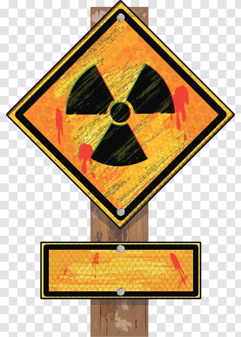 Stock Illustration - Art - Nuclear Leak Hazard Sign Transparent PNG