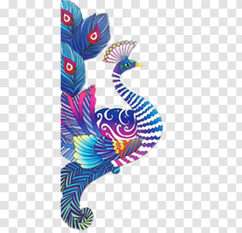 Secret Garden: An Inky Treasure Hunt And Colouring Book Tmall Taobao - Spiral - Peacock Pattern Transparent PNG