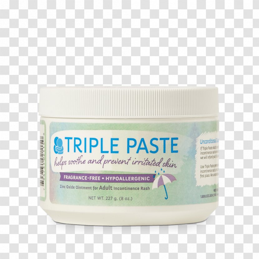 Cream Skin Rash Irritant Diaper Dermatitis Topical Medication - Urinary Incontinence - Medicated Transparent PNG