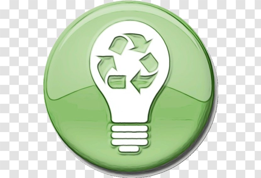 Light Bulb - Wet Ink - Logo Recycling Transparent PNG