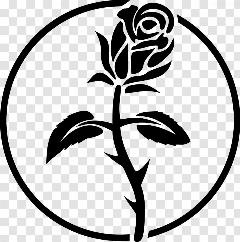 Black Rose Anarchist Federation Anarchism Symbol - Flowering Plant - Tattoo Transparent PNG