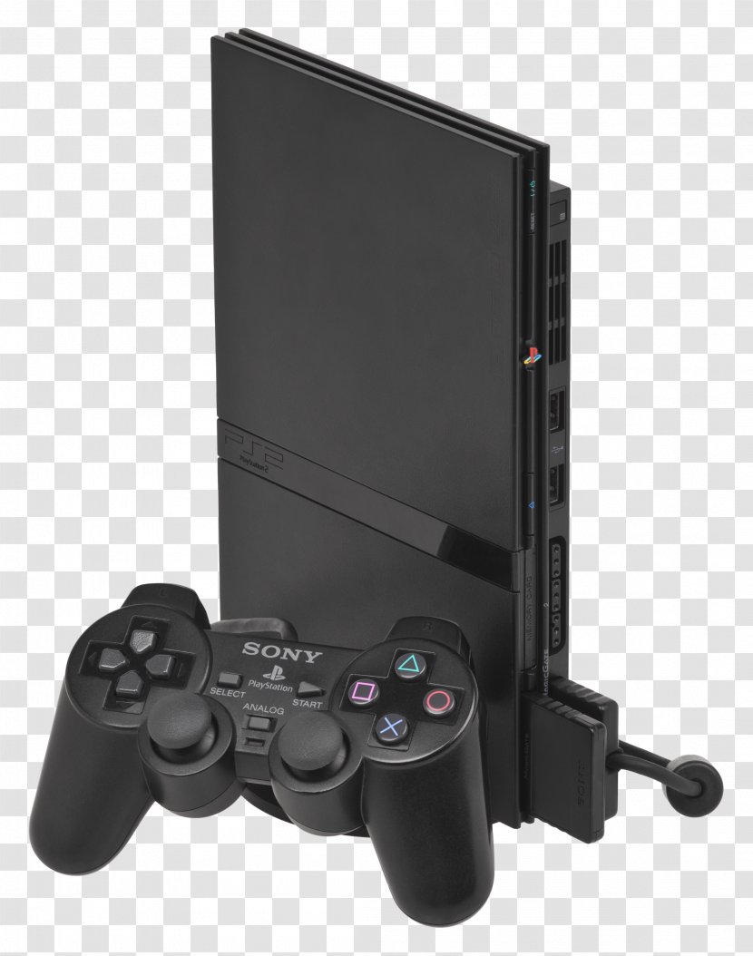 Black PlayStation 2 Grand Theft Auto V 3 - Playstation Slim - Sony Transparent PNG