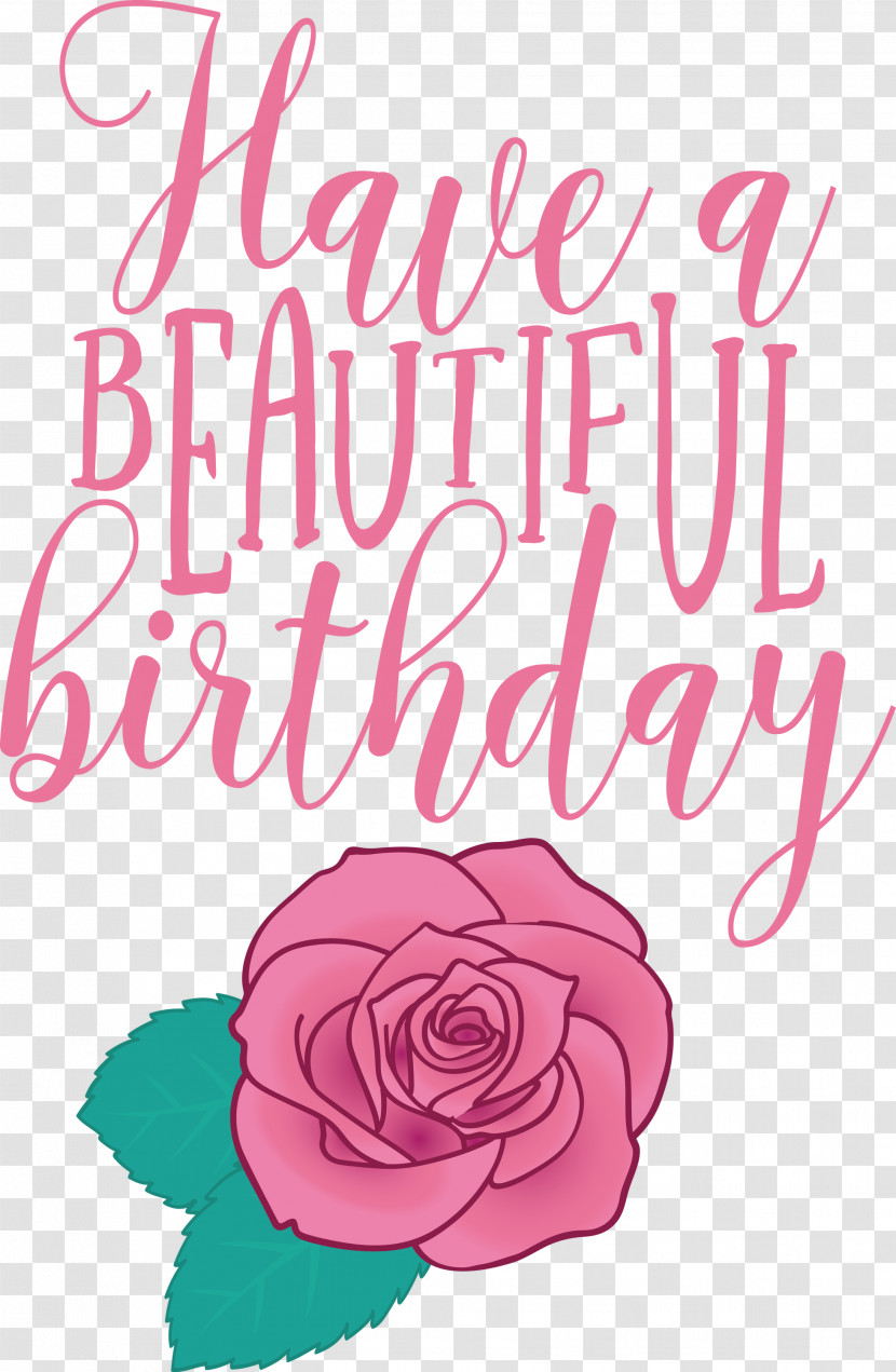 Beautiful Birthday Transparent PNG