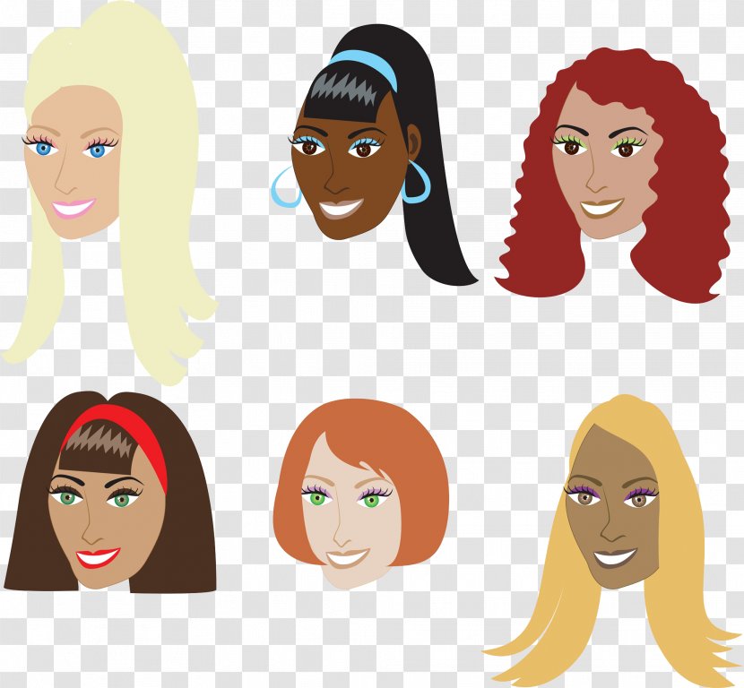 Hairstyle Artificial Hair Integrations Clip Art - Tree - Lady Icon Transparent PNG