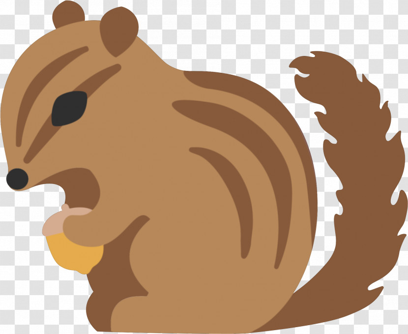 Groundhog Squirrel Brown Bear Beaver Grizzly Bear Transparent PNG