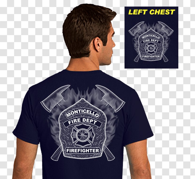 T-shirt Fire Department Firefighter Station - Logo Transparent PNG