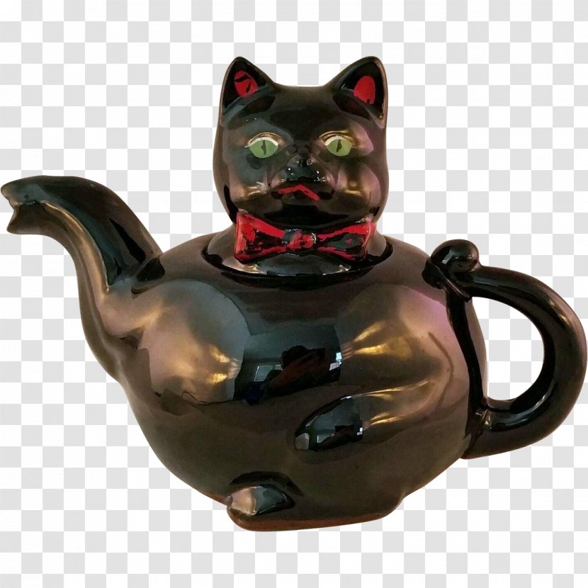 Cat Teapot Tableware Kettle Ceramic Transparent PNG
