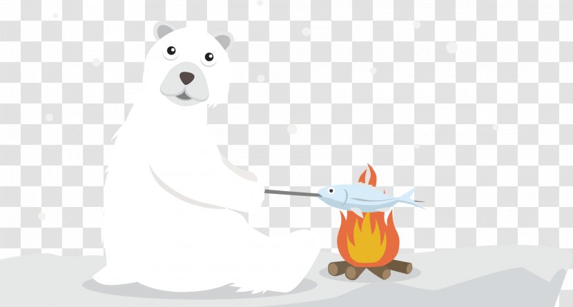 Polar Bear Arctic - Watercolor - Vector Elements Transparent PNG