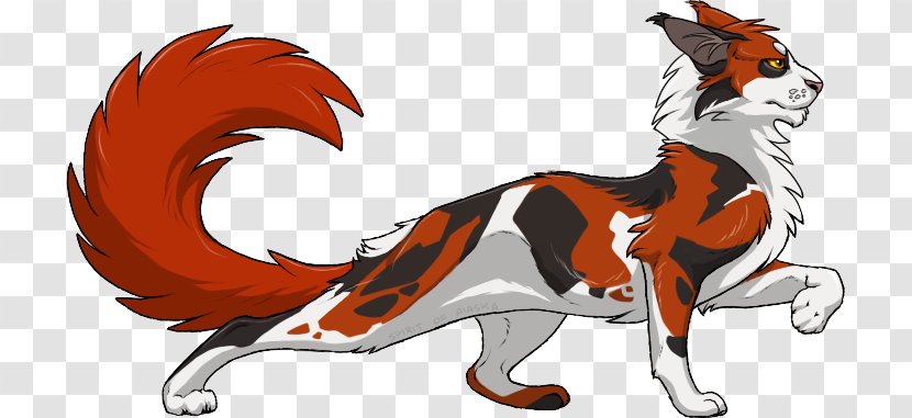 Cats Of The Clans Warriors Firestar - Tail - Cat Transparent PNG