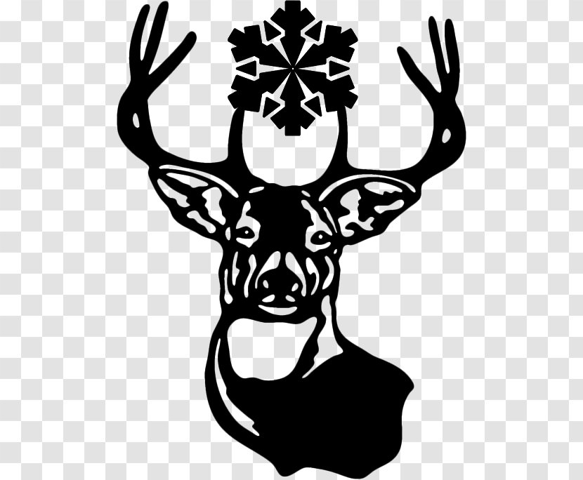 White-tailed Deer Wall Decal Elk Plasma Cutting - Tree Transparent PNG