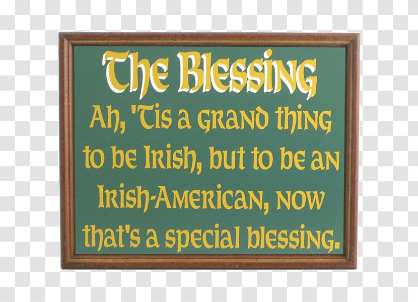 Irish People Sayings Ireland Americans - Text - Blessing Hand Transparent PNG