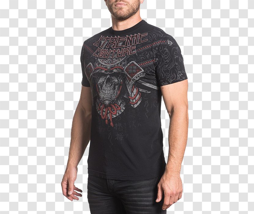 T-shirt Affliction Clothing Sleeve Crew Neck - Western Wear Transparent PNG