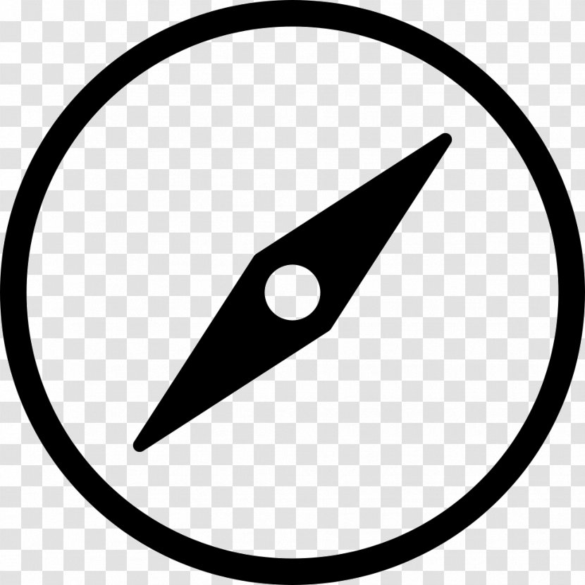 Modern Compass Black And White Shape Transparent Png
