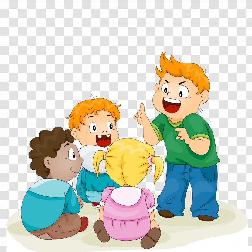 Storytelling Stock Photography Clip Art - Flower - Children Playing In Transparent PNG