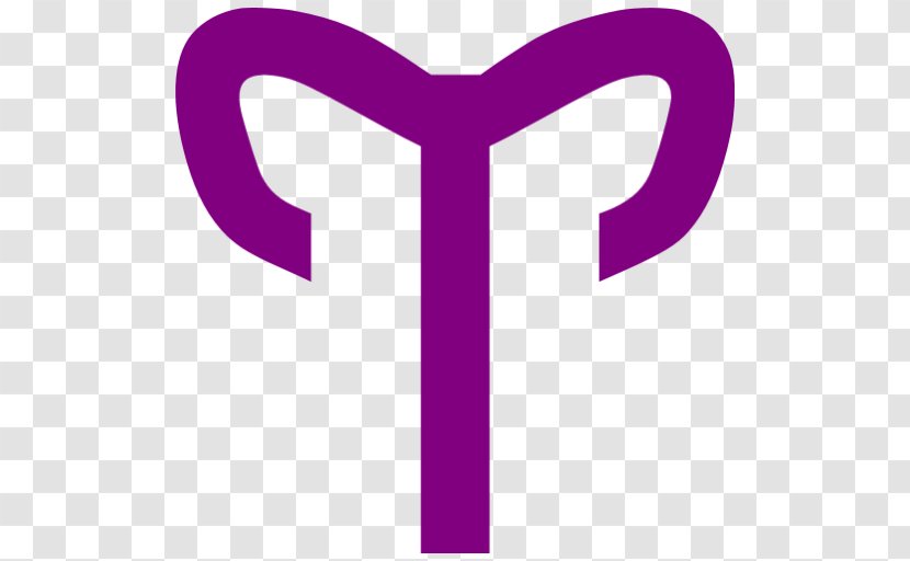 Aries Astrology Logo Violet Zodiac Transparent PNG