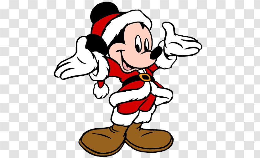 Mickey Mouse Minnie Pluto Goofy Donald Duck - Human Behavior - Santa Transparent PNG