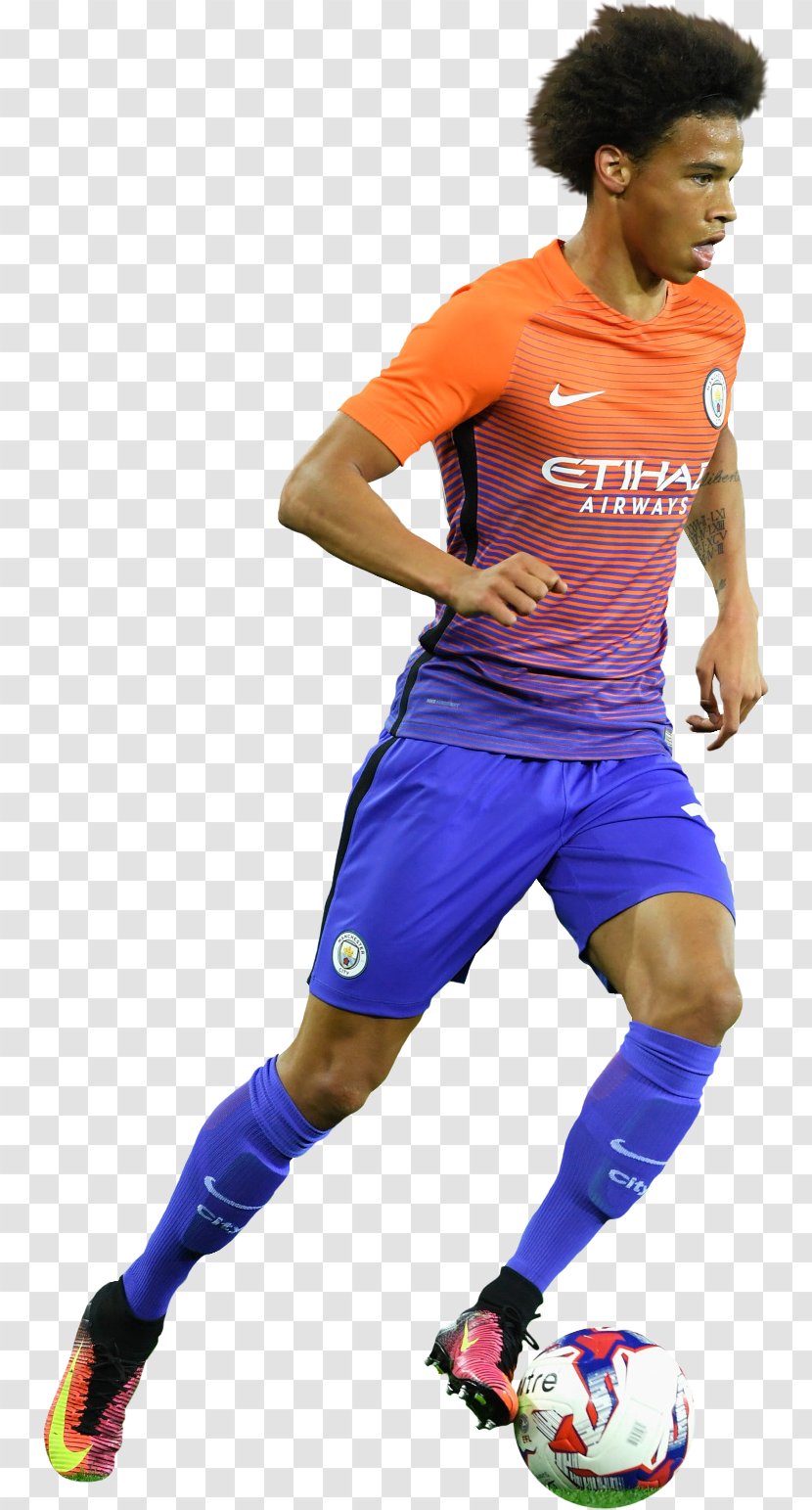 Leroy Sané Manchester City F.C. Football Player Rendering - Knee Transparent PNG