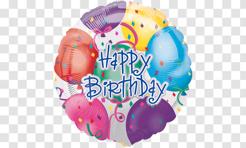 Mylar Balloon Happy Birthday To You Party - Supply Transparent PNG