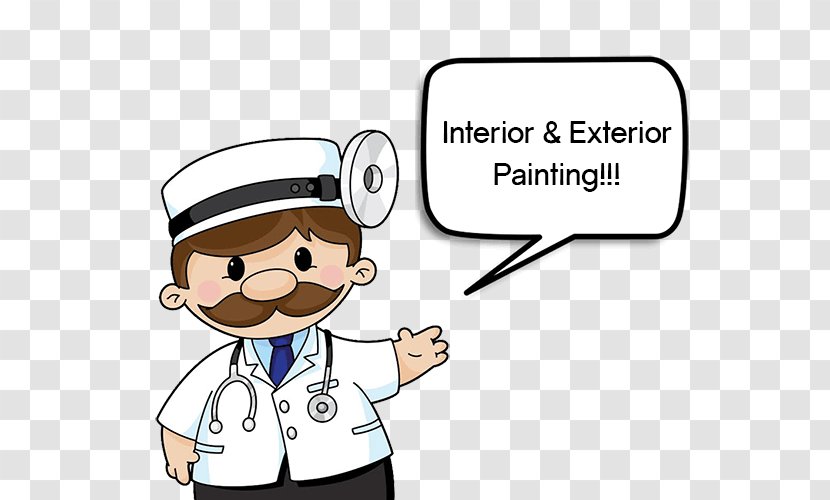 Physician Cartoon Clip Art - Painter Interior Or Exterior Transparent PNG
