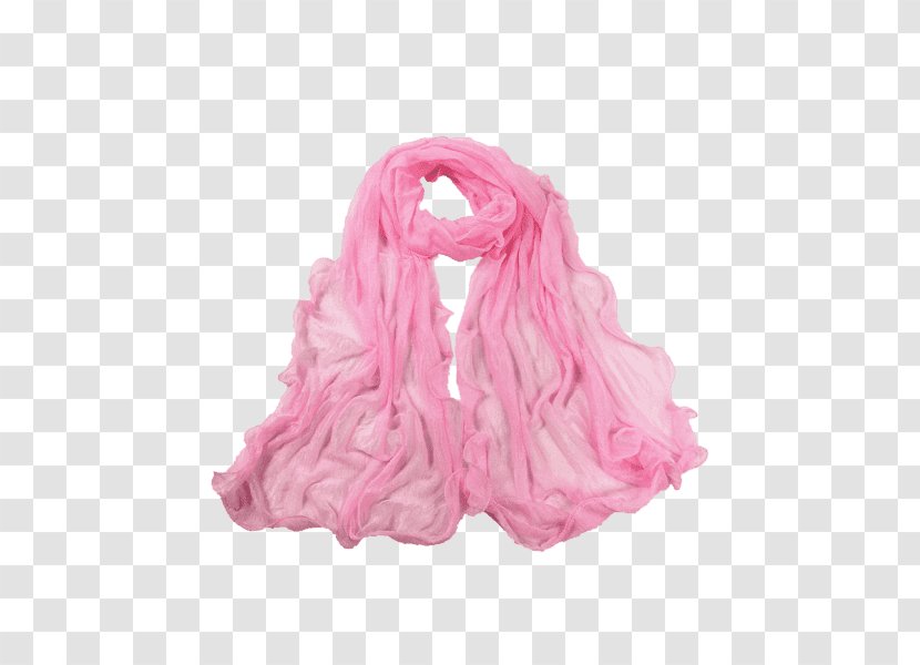 Scarf Silk Pink M - Magenta Transparent PNG