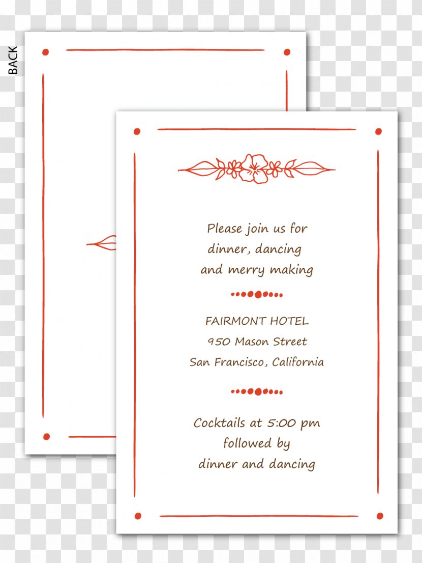 Line Party Font - Hand Card Transparent PNG